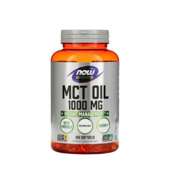MCT Oil 1000mg 150 Softgels - NOW Foods