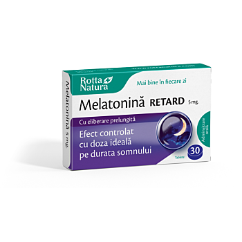 Melatonină Retard 5 mg 30cps Rotta Natura