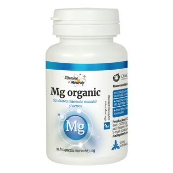 Magneziu Organic 60 cpr Dacia Plant