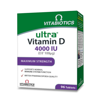 Vitabiotics
Ultra Vitamina D 4000 UI Tablete