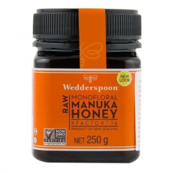 Miere de Manuka KFactor 16 RAW 250g - Wedderspoon
