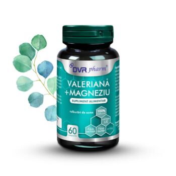 VALERIANĂ + MAGNEZIU – 60 capsule-DVR PHARM