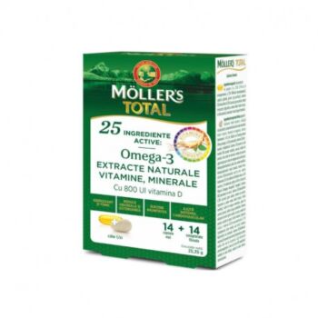 Mollers Total, 14 capsule + 14 comprimate 