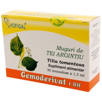 Muguri de tei argintiu - Gemoderivat 30 mon Hofigal