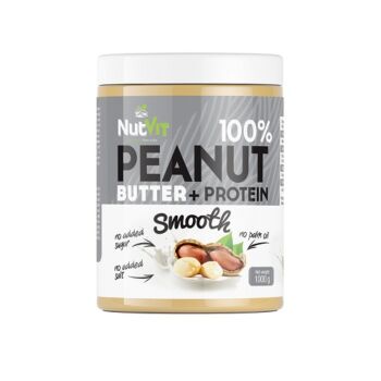 Peanut Butter + Protein (Unt de Arahide + Proteina) 1000g - Ostrovit