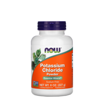 Potassium Chloride Powder (Clorura de Potasiu Pudra) 227g - NOW Foods
