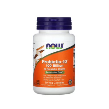 Probiotic-10 25 Billion 30 Capsule - NOW Foods