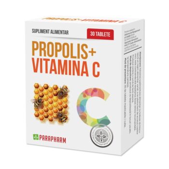 Propolis+Vitamina C 30 tablete-PARAPHARM