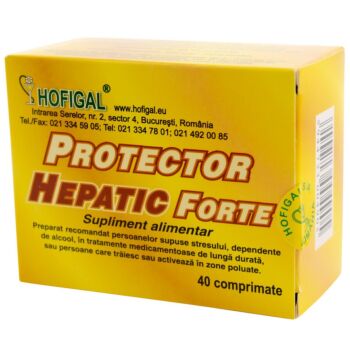 Protector hepatic forte 40 compr.Hofigal