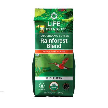 Rainforest Blend Antioxidant Coffee 340g - Life Extension