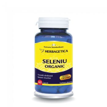 Seleniu Organic -Herbagetica 60 capsule