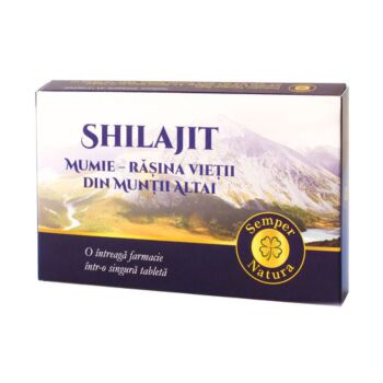 Shilajit Mumie – Rășina vieții din Munții Altai 60 tablete