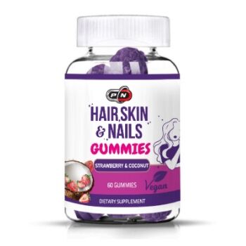Hair Skin & Nails 60 Gummies - Pure Nutrition USA