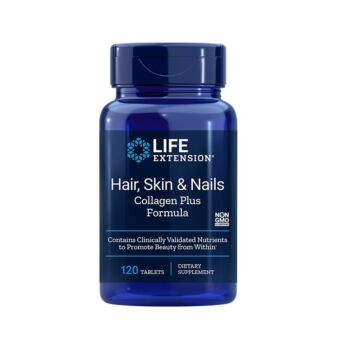 Hair Skin & Nails Collagen Plus Formula 120 Tablete - Life Extension