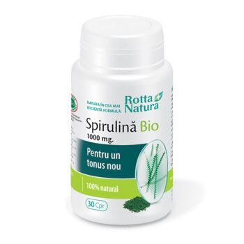 Spirulină BIO 1000 mg 30cps Rotta Natura