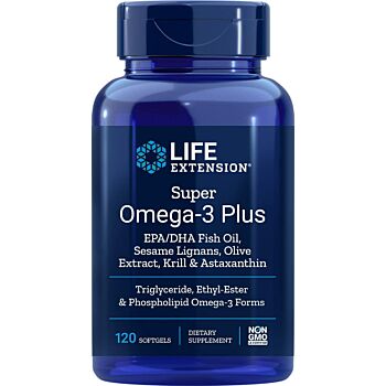 Super Omega-3 Plus, EPA 750 mg, DHA 510 mg 120cps Life Extension