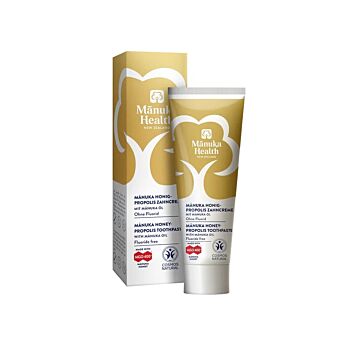 Pastă de dinți fără fluor, cu miere de Manuka MGO 400+, Propolis și ulei de Manuka - 75 ml