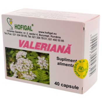 Valeriana, 40 capsule Hofigal
