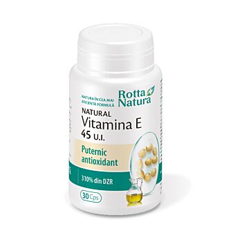 Vitamina E naturala 45 U.I 30cps Rotta Natura
