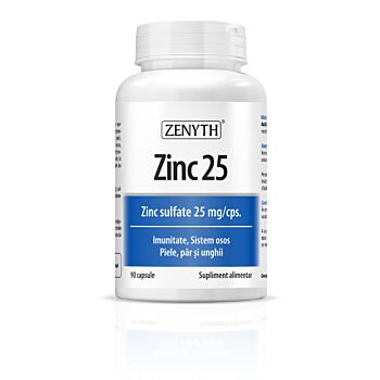 Zinc 25, 90 capsule Zenyth