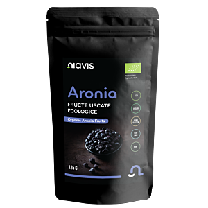 Aronia Fructe Uscate Raw Ecologice 125g
