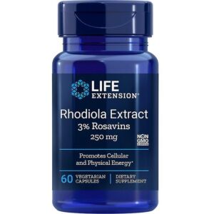 Rhodiola Extract 250mg 60cps Life Extension