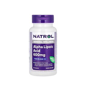 Alpha Lipoic Acid, Time Release 600 mg 45 tablete - Natrol
