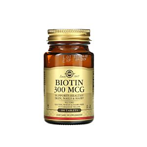 Biotin 300MCG 100 tablete-Solgar