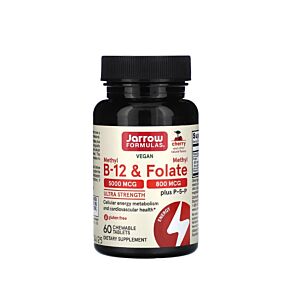 Methyl B-12 & Methyl Folate 5000 mcg / 800 mcg 60 Tablete - Jarrow Formulas