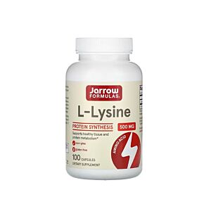 L-Lysine 500mg 100 capsule - Jarrow Formulas