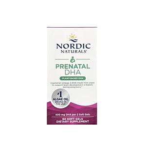 Vegan Prenatal DHA 250mg 60 SoftGels Nordic Naturals