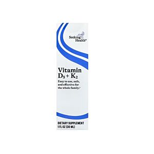 Vitamin D3 + K2 Picaturi 30 ml - Seeking Health