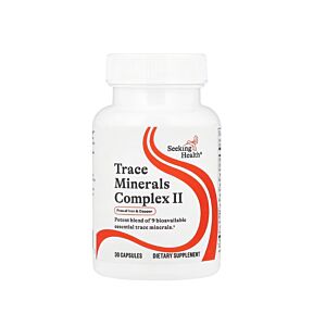 Trace Minerals Complex II Iron & Copper Free 30 Capsule - Seeking Health