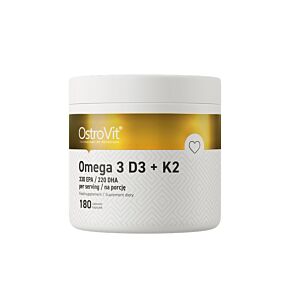 Omega 3 D3 + K2 330EPA / 220DHA - 180 capsule - Ostrovit
