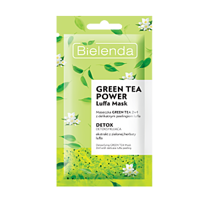 Masca de fata detoxifianta cu ceai verde 2in1  8g-Bielenda