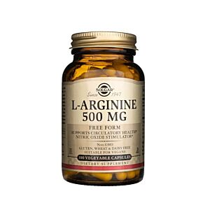 L-Arginine 500mg 100 capsule vegetale - Solgar