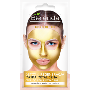 GOLD DETOX MASCA METALICA DETOXIFIANTA PENTRU TEN MATUR SI SENSIBIL 8G