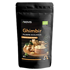 GHIMBIR PULBERE ECOLOGICA/BIO 60G