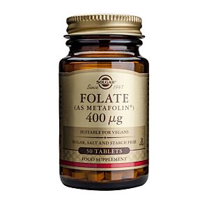 FOLATE (AS METAFOLIN) 400MCG 50 TABS