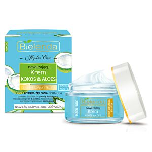 Cremă De Față Hidratantă Cu Cocos Și Aloe Pentru Ten Mixt - Zi/Noapte 50m