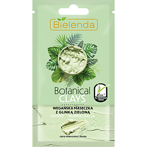 Masca vegana de fata cu argila verde 8g-Bielenda