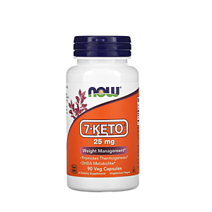 7-KETO 25mg 90 Capsule - NOW Foods