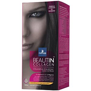 Beautin Colagen lichid cu Mango, Pepene Galben si Magneziu 500 ml
