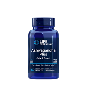 Ashwagandha Plus Calm & Focus 60 Capsule Life Extension