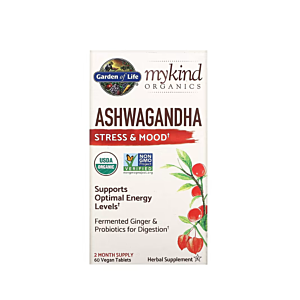 Ashwagandha Stress & Mood MyKind Organics 60 Tablete - Garden of Life