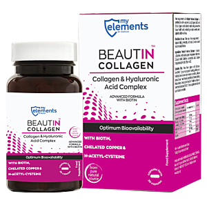 Beautin Colagen cu Acid Hialuronic si Biotina 30Cps-My Elements