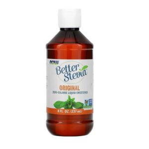 Better Stevia Zero-Calorie (Indulcitor Stevia) Original 237ml NOW Foods