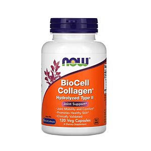 BioCell Collagen Hydrolyzed Type II 120 Capsules NOW Foods