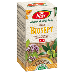 Biosept cu miere și propolis, A13, 100 ml sirop