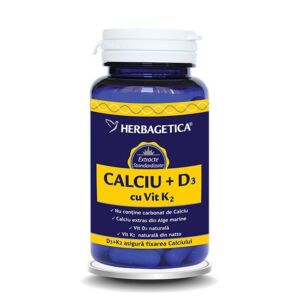 Calciu +D3 cu vit K2 60 capsule